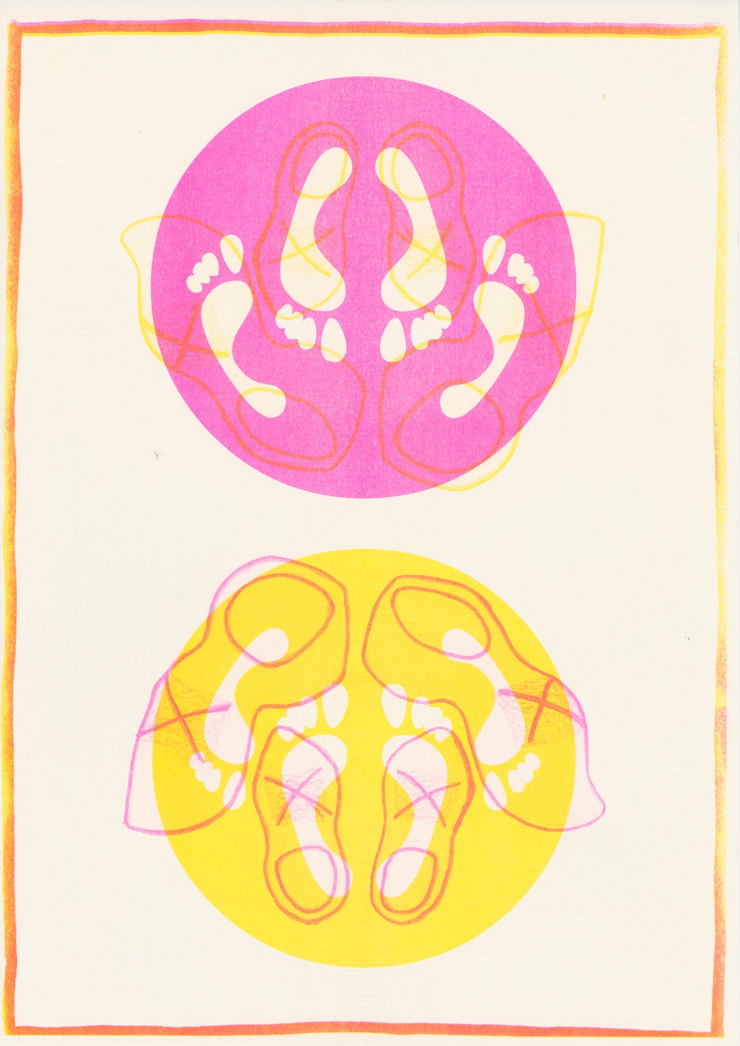 Het yin en yang Risoprint