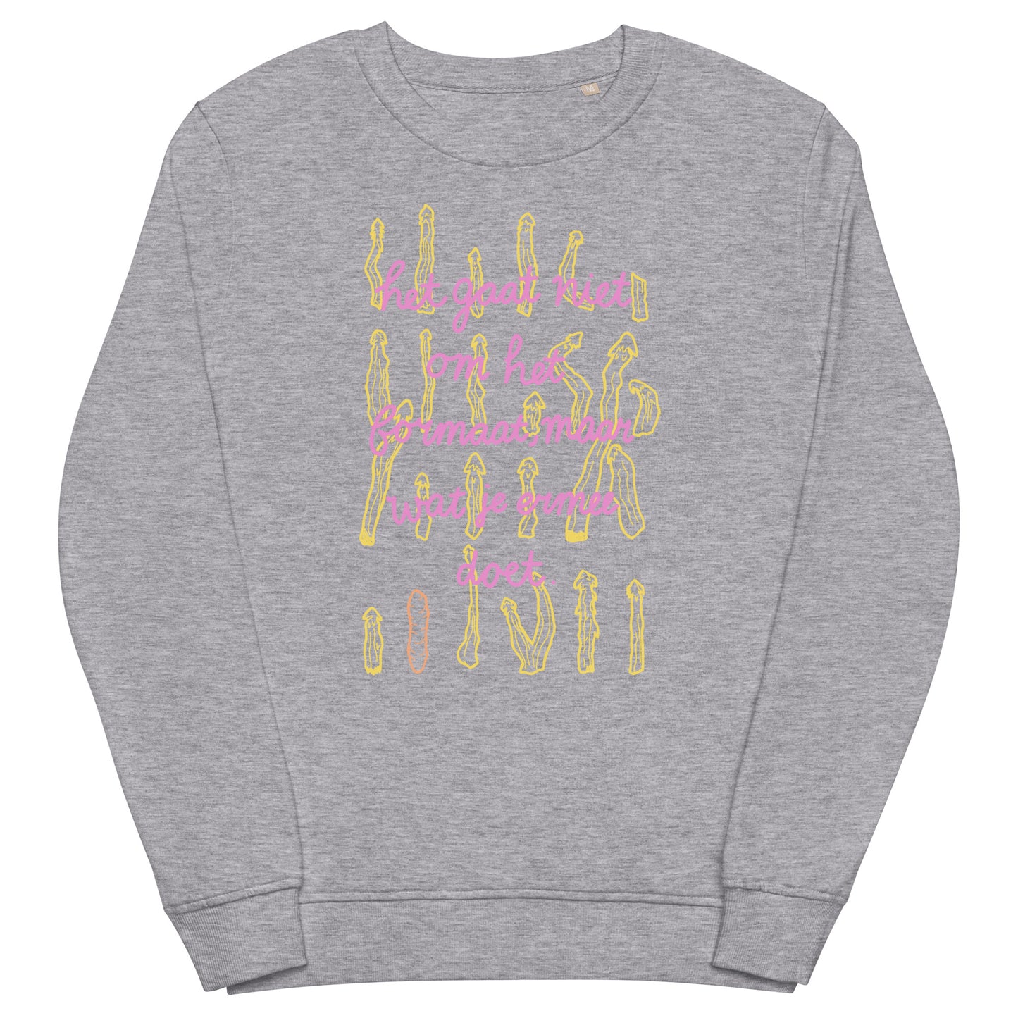 Het gaat niet om het formaat Sweatshirt - Grijs